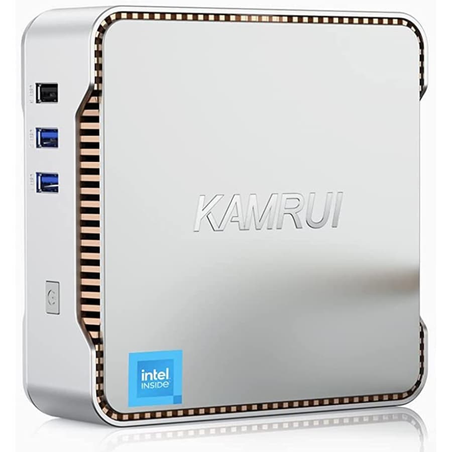 Kamrui 11th-Gen Celeron N5105 Mini Desktop PC for $169
