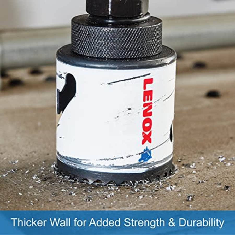 Lenox Tools - 1772950 LENOX Tools Bi-Metal Speed Slot Arbored Hole Saw with T3 Technology, 3-3/4" for $34 Lenox Tools - 1772950 LENOX Tools Bi-Metal Speed Slot Arbored Hole Saw with T3 Technology, 3-3/4" for $34