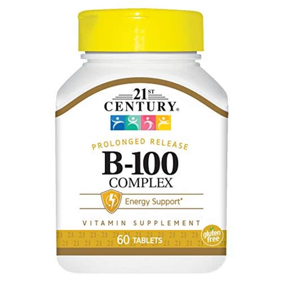21st Century B 100 Complex Prolonged Release Caplets, 60 Count for $8 21st Century B 100 Complex Prolonged Release Caplets, 60 Count for $8