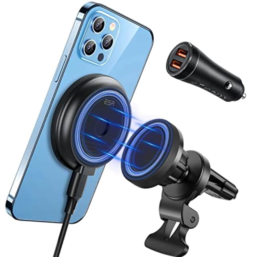 ESR HaloLock Shift Wireless Car Charger w/ 36W Adapter for $30