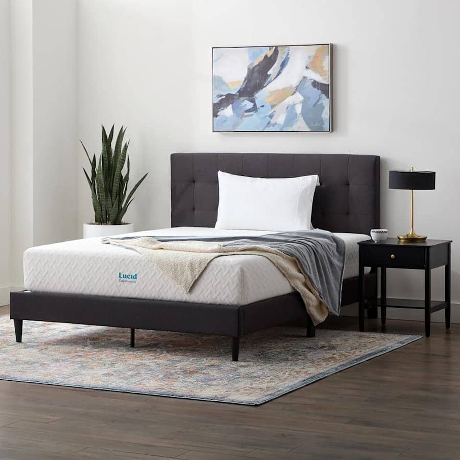 Lucid Comfort Collection 10" Firm Gel Memory Foam Queen Mattress for $245 Lucid Comfort Collection 10" Firm Gel Memory Foam Queen Mattress for $245