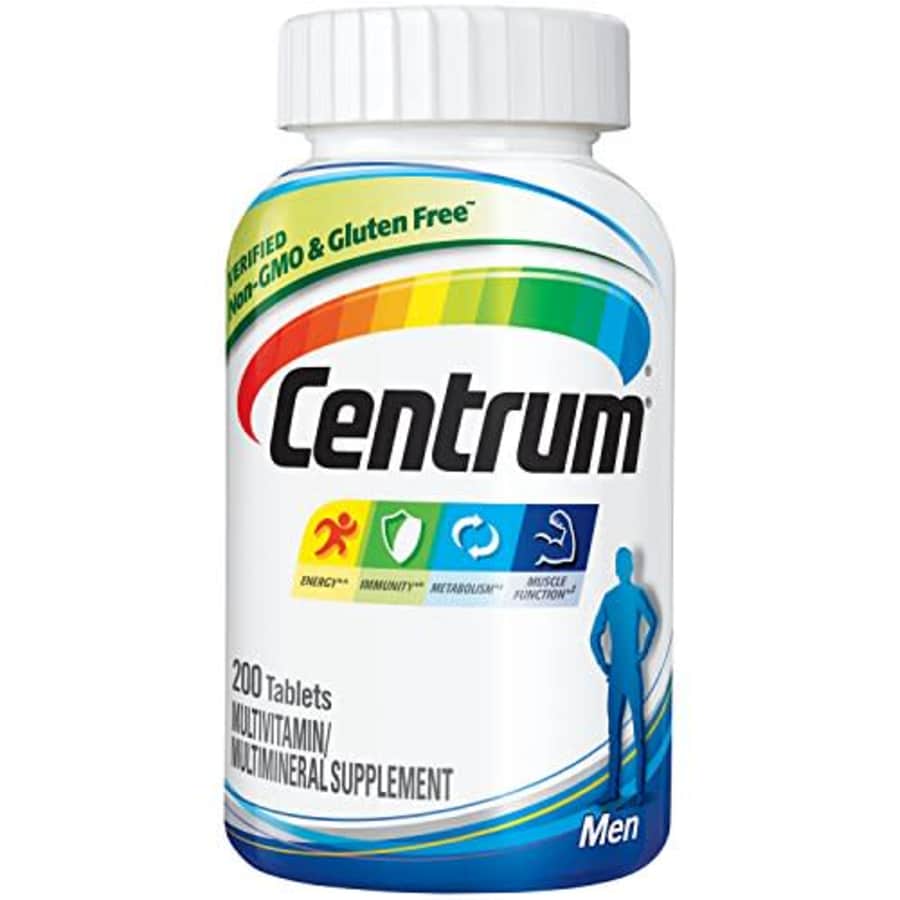 Centrum Multivitamin for Men, Multivitamin/Multimineral Supplement with Vitamin D3, B Vitamins and for $18 Centrum Multivitamin for Men, Multivitamin/Multimineral Supplement with Vitamin D3, B Vitamins and for $18