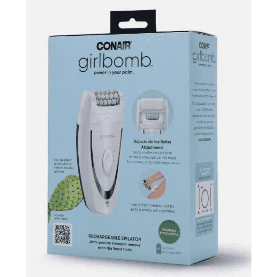 Conair Girlbomb Rechargeable Epilator for $18 Conair Girlbomb Rechargeable Epilator for $18
