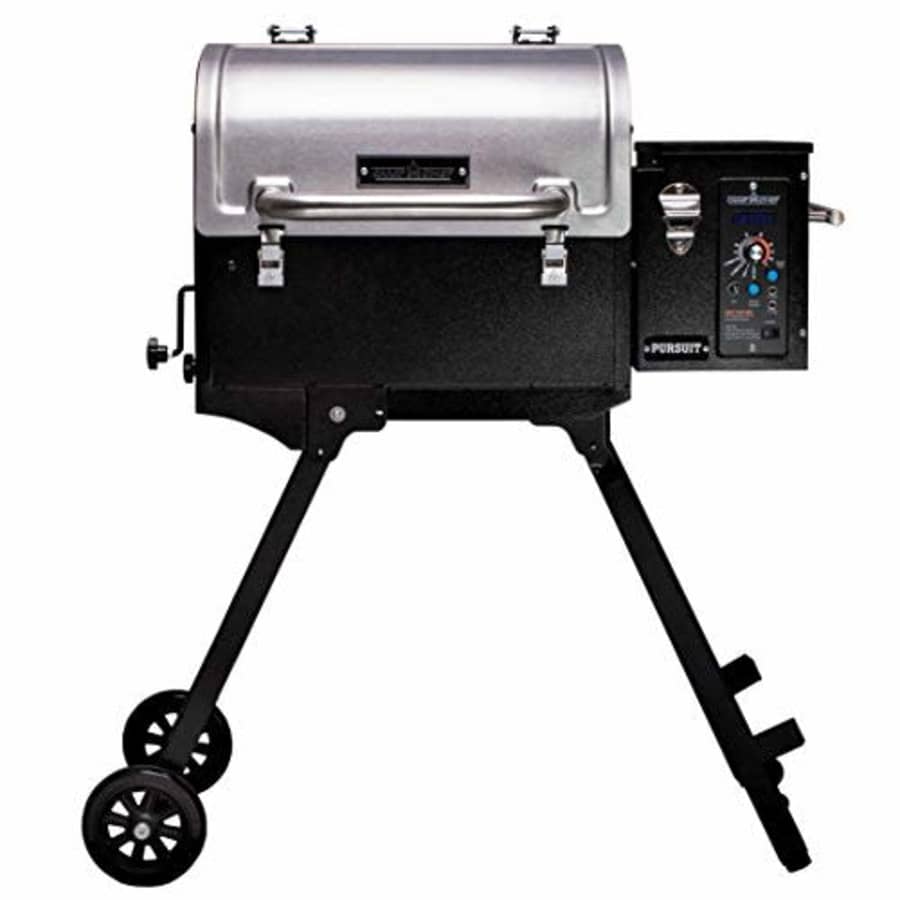 Camp Chef Pursuit Portable Pellet Grill PPG20,Black,Silver for $500 Camp Chef Pursuit Portable Pellet Grill PPG20,Black,Silver for $500