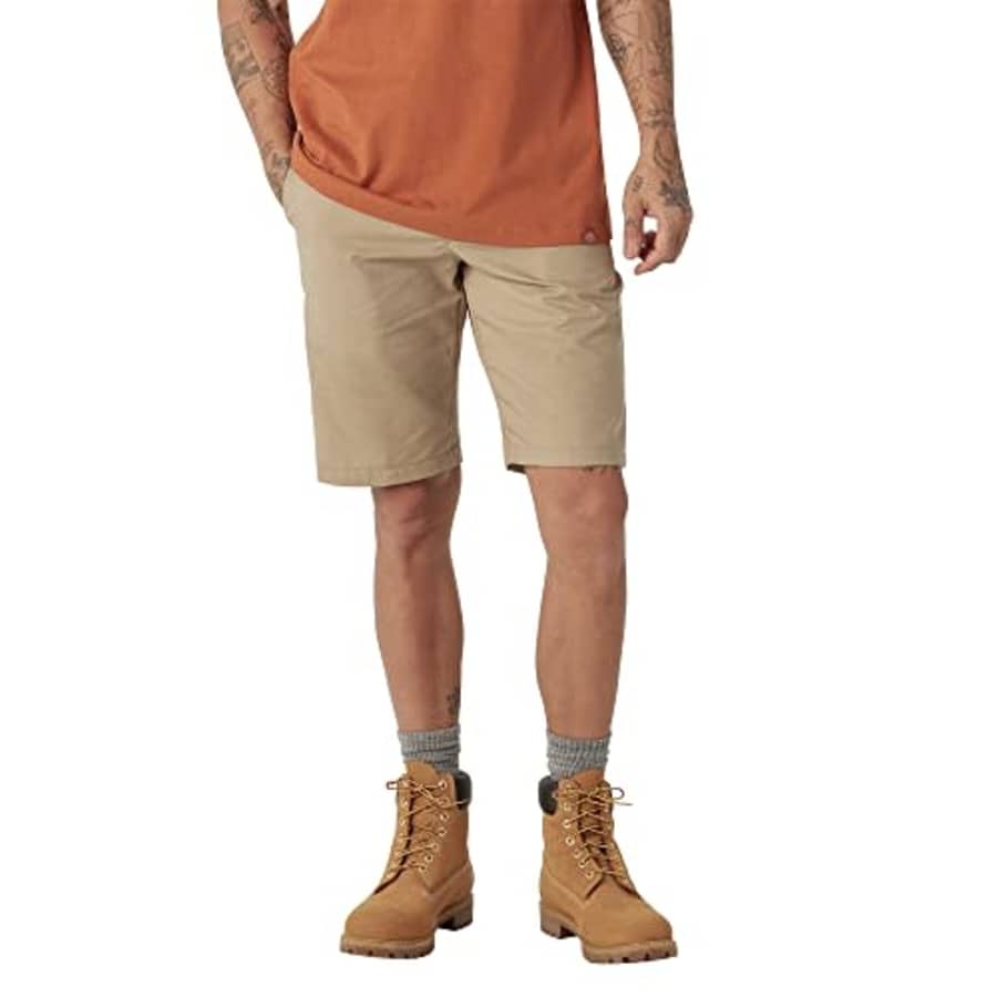 Dickies Men's Cooling Active Waist Shorts, 11", Desert Sand for $35 Dickies Men's Cooling Active Waist Shorts, 11", Desert Sand for $35