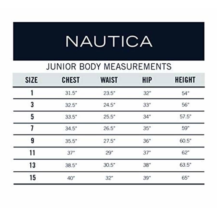 Nautica Girls' Juniors Uniform Stretch Bermuda Short, Navy, 7 for $11