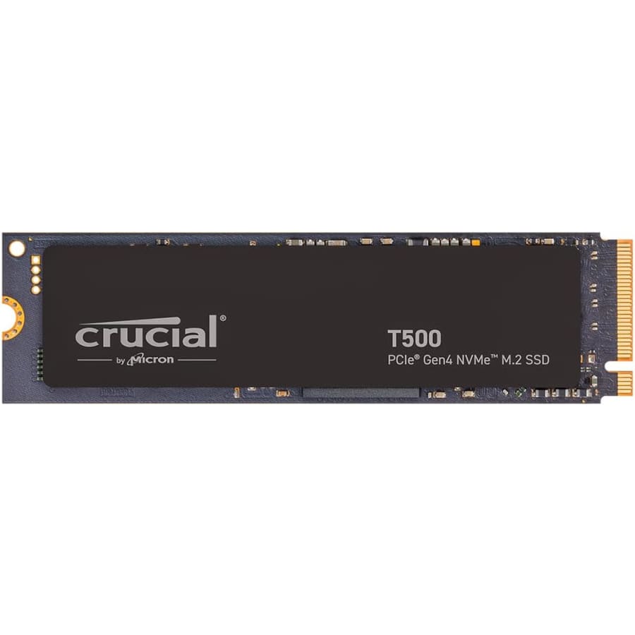 Crucial T500 1TB Gen4 NVMe M.2 Internal Gaming SSD for $80 Crucial T500 1TB Gen4 NVMe M.2 Internal Gaming SSD for $80
