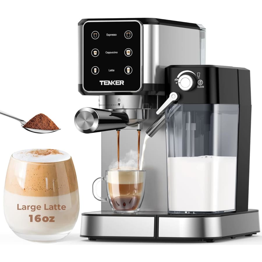 Tenker 20-Bar Espresso Machine for $81 Tenker 20-Bar Espresso Machine for $81
