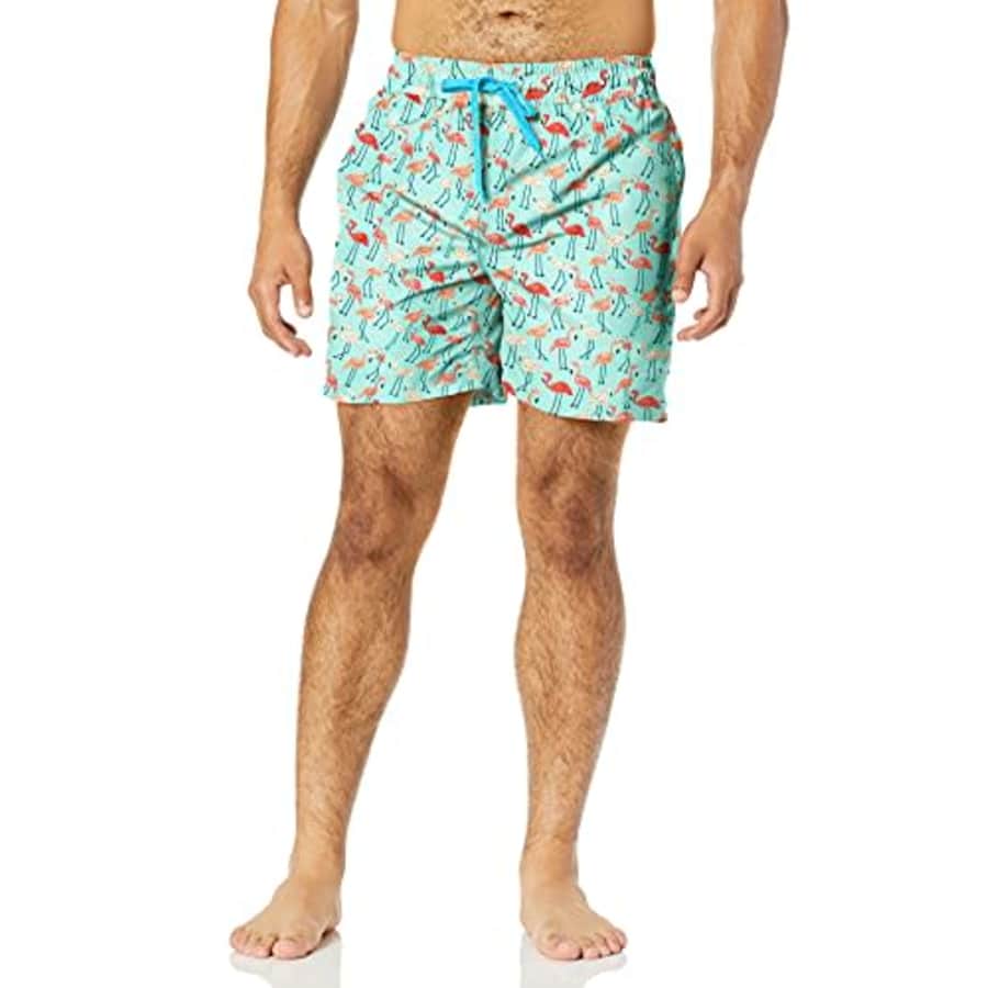 Kanu Surf Men's Monaco Swim Trunks (Regular & Extended Sizes), Key West Aqua, XX-Large for $15