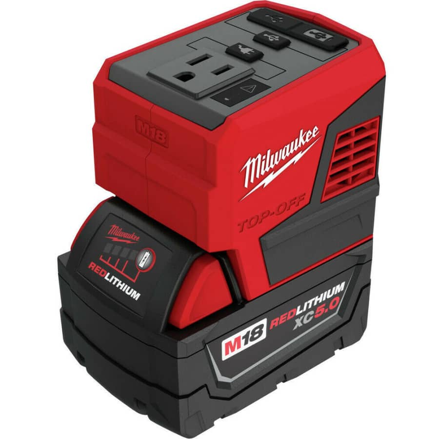 Milwaukee M18 Top-Off 175W Power Supply w/ 18V RedLithium XC5.0 5Ah Battery for $149 Milwaukee M18 Top-Off 175W Power Supply w/ 18V RedLithium XC5.0 5Ah Battery for $149