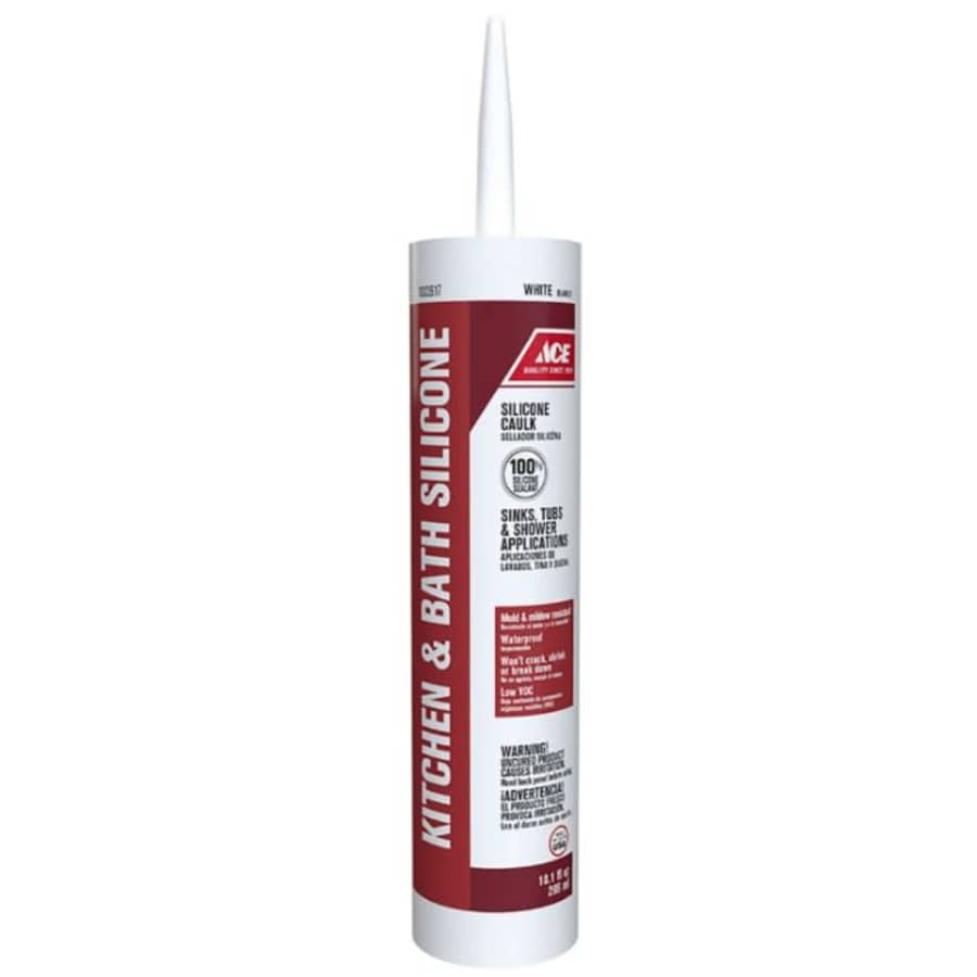 Ace 10-oz. Silicone Kitchen and Bath Caulk Sealant for $4.99 for members