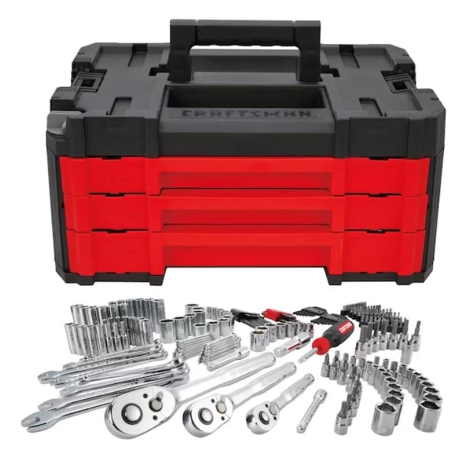 Craftsman Versastack 230-Piece Mechanic's Tool Set with 3-Drawer Case for $129 Craftsman Versastack 230-Piece Mechanic's Tool Set with 3-Drawer Case for $129