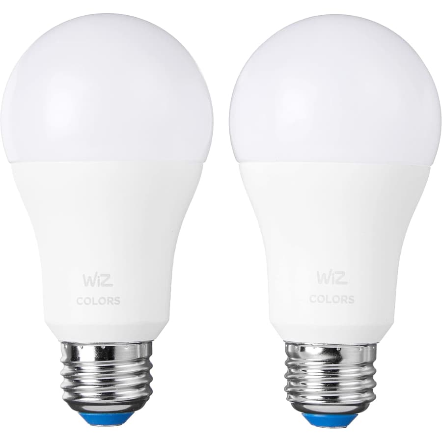 WiZ Connected 60W A19 LED Smart Light Bulb 2-Pack for $11 WiZ Connected 60W A19 LED Smart Light Bulb 2-Pack for $11