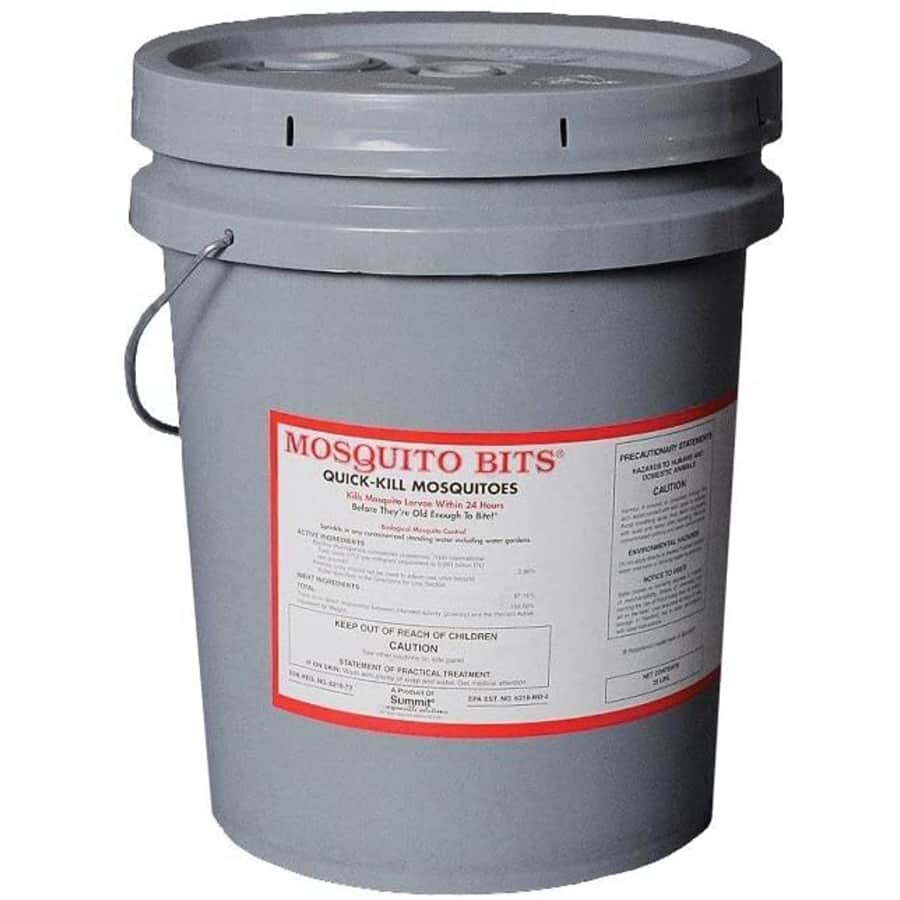 Summit Quick-Kill Mosquito Bits 20-lb. Bucket for $100 Summit Quick-Kill Mosquito Bits 20-lb. Bucket for $100