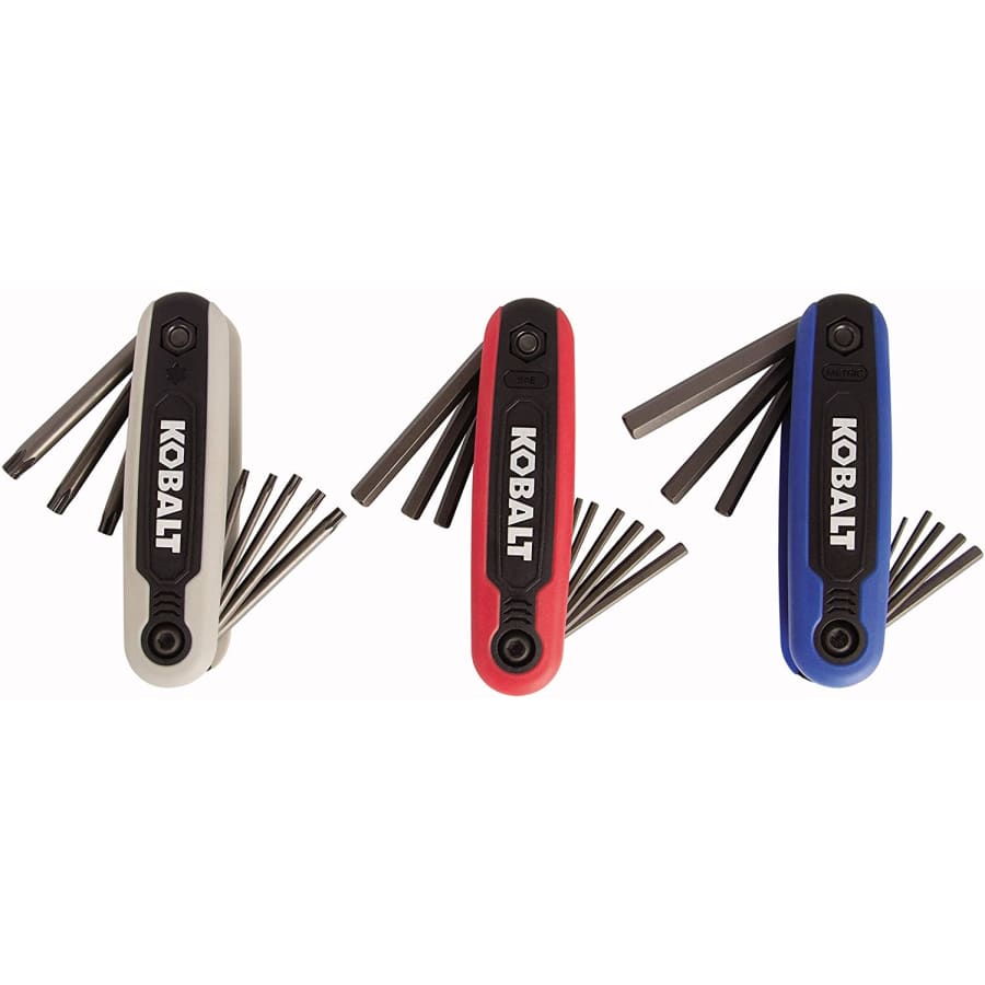 Kobalt 25-key Folding Hex Key Set for $10