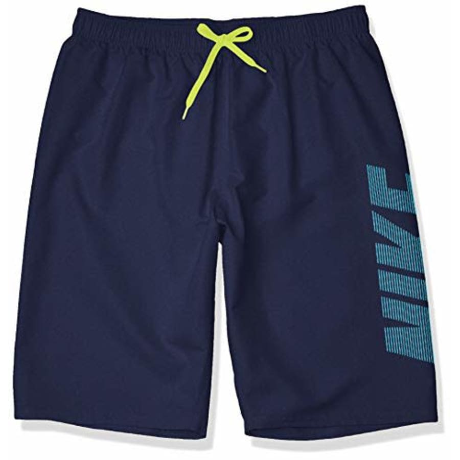 Nike Swim Men's Logo Volley Short Swim Trunk, Midnight Navy rift, 3X Large Tall for $37 Nike Swim Men's Logo Volley Short Swim Trunk, Midnight Navy rift, 3X Large Tall for $37