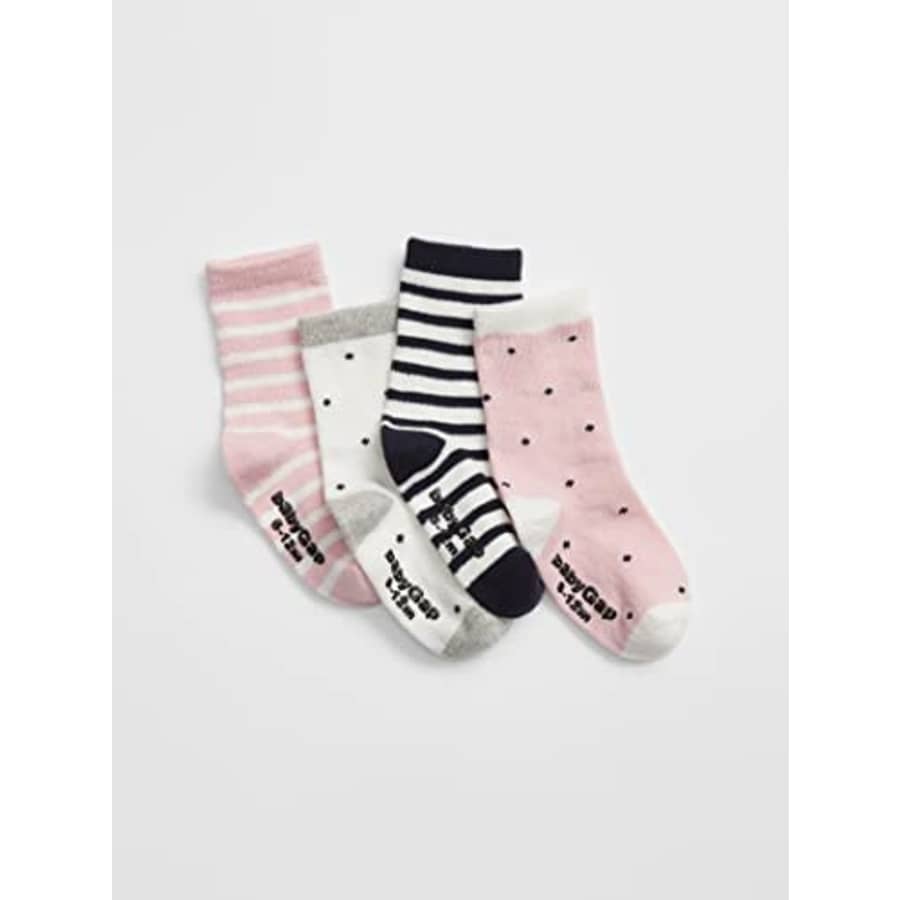 GAP baby-girls Crew Socks for $12