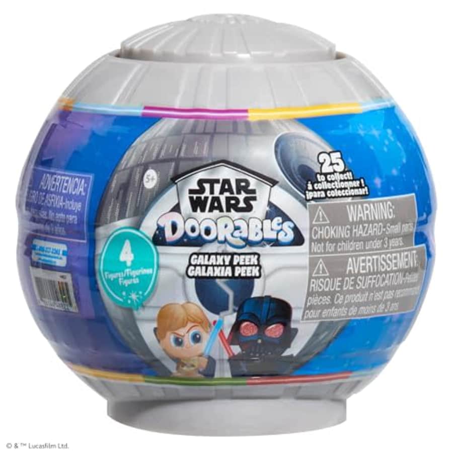 Just Play Star Wars Doorables Galaxy Peek Collectible Blind-Bag Figures, Kids Toys for Ages 5 Up, for $10