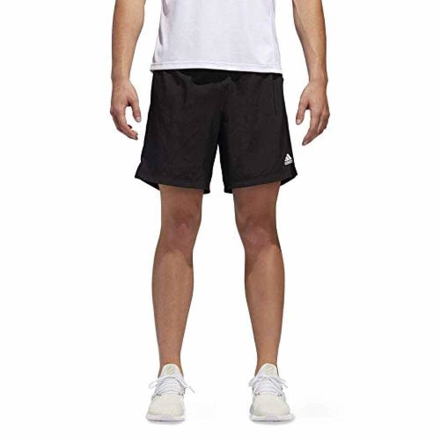 adidas Men's Standard Own The Run Shorts, Black, Large for $35 adidas Men's Standard Own The Run Shorts, Black, Large for $35