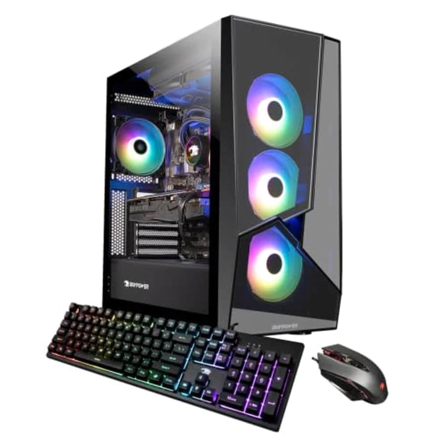 iBUYPOWER Gaming PC Computer Desktop SlateMR 310A (AMD Ryzen 7 7700x 4.5 GHz (5.4 GHz Max Turbo), for $3,998