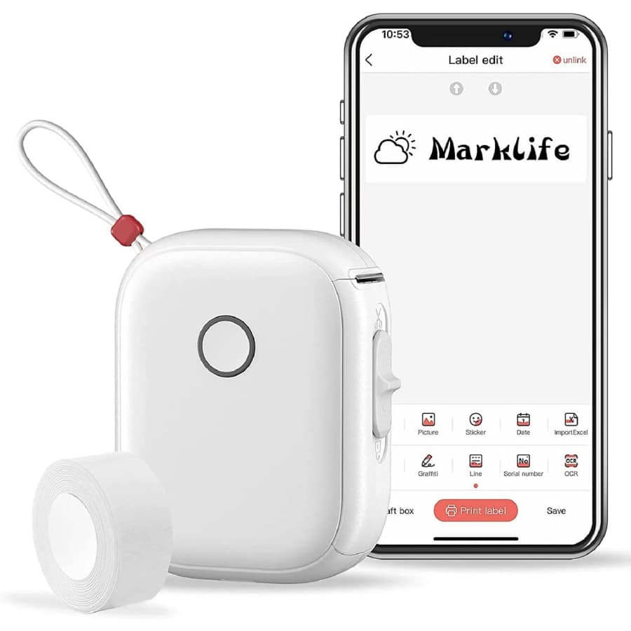 Marklife Label Maker Machine for $16