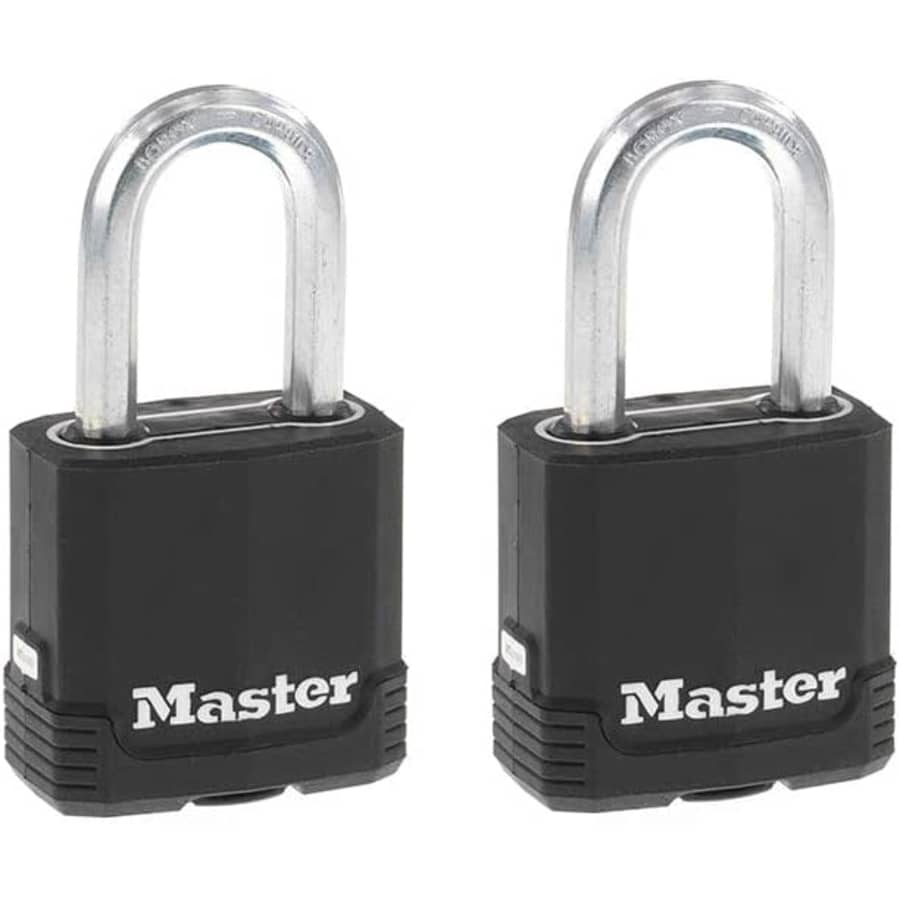 Master Lock Magnum Heavy-Duty Outdoor Padlock 2-Pack for $12