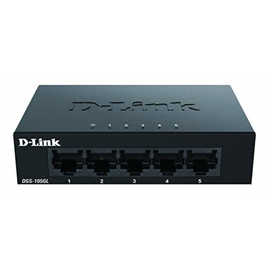 D-Link DGS-105GL 5-Port Gigabit Unmanaged Desktop Switch, Fanless, Low Profile, Metal Housing, for $43 D-Link DGS-105GL 5-Port Gigabit Unmanaged Desktop Switch, Fanless, Low Profile, Metal Housing, for $43