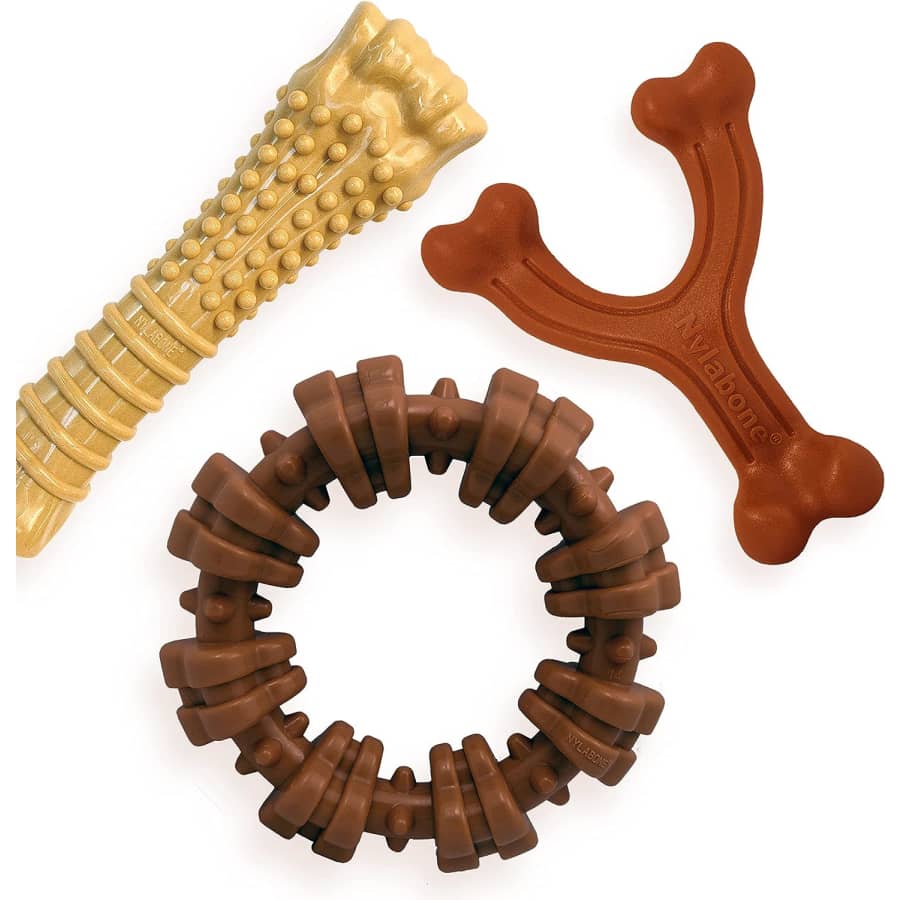 Nylabone Power Chew Toy 3-Pack for $13 Nylabone Power Chew Toy 3-Pack for $13