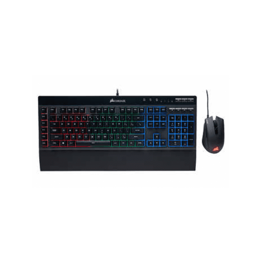Corsair K55 RGB GAming Keyboard and Harpoon Mouse Combo for $30