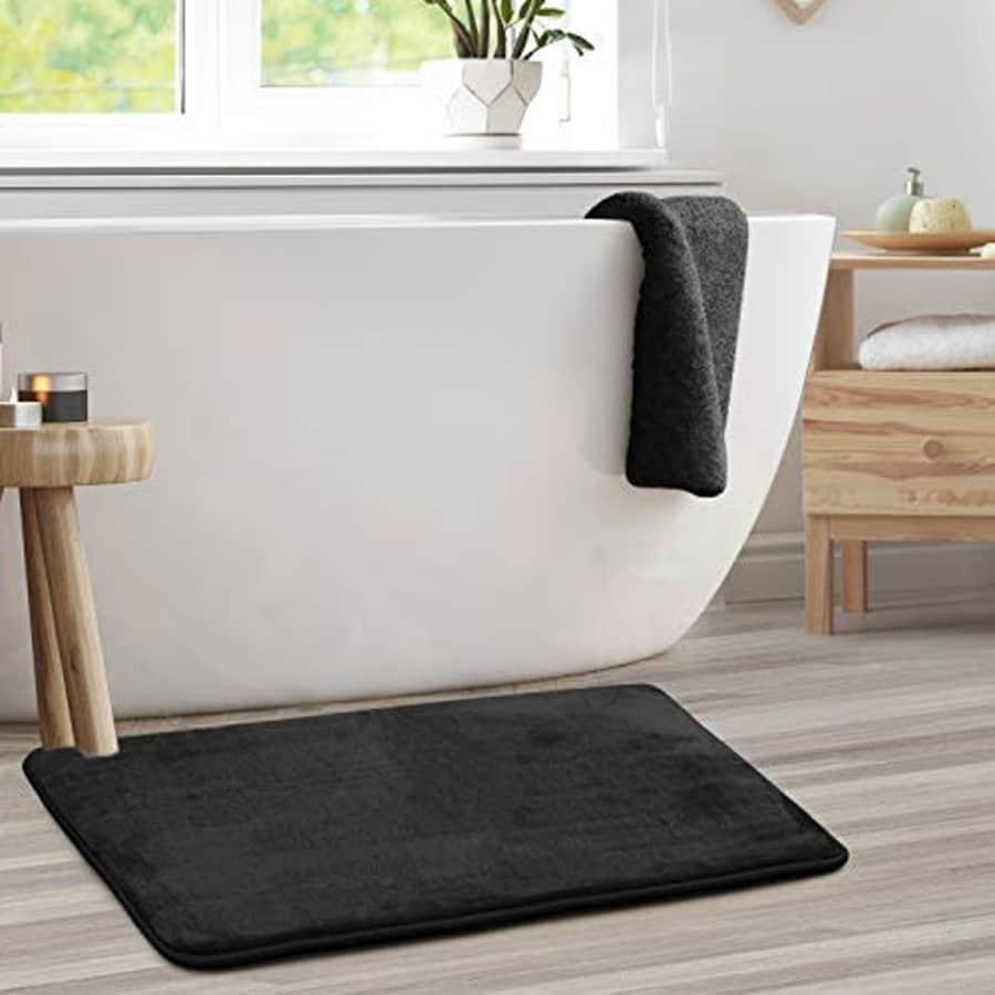 Clara Clark Memory Foam Bath Mat Set - Non Slip, Absorbent, Soft Bath Rug Set - Fast Drying for $26