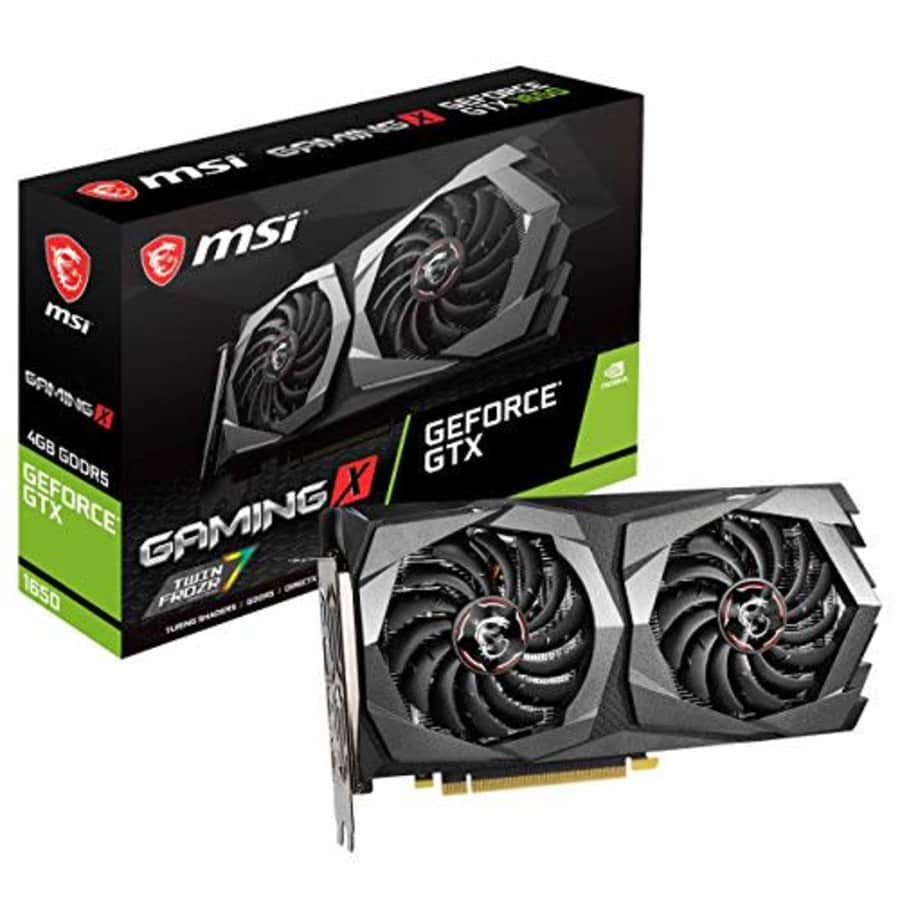 MSI Gaming GeForce GTX 1650 128-Bit HDMI/DP 4GB GDRR5 HDCP Support DirectX 12 Dual Fan VR Ready OC for $455