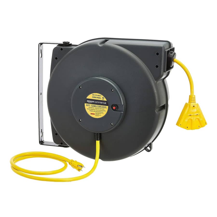 AmazonCommercial Heavy Duty 65-Foot Extension Cord Reel for $89