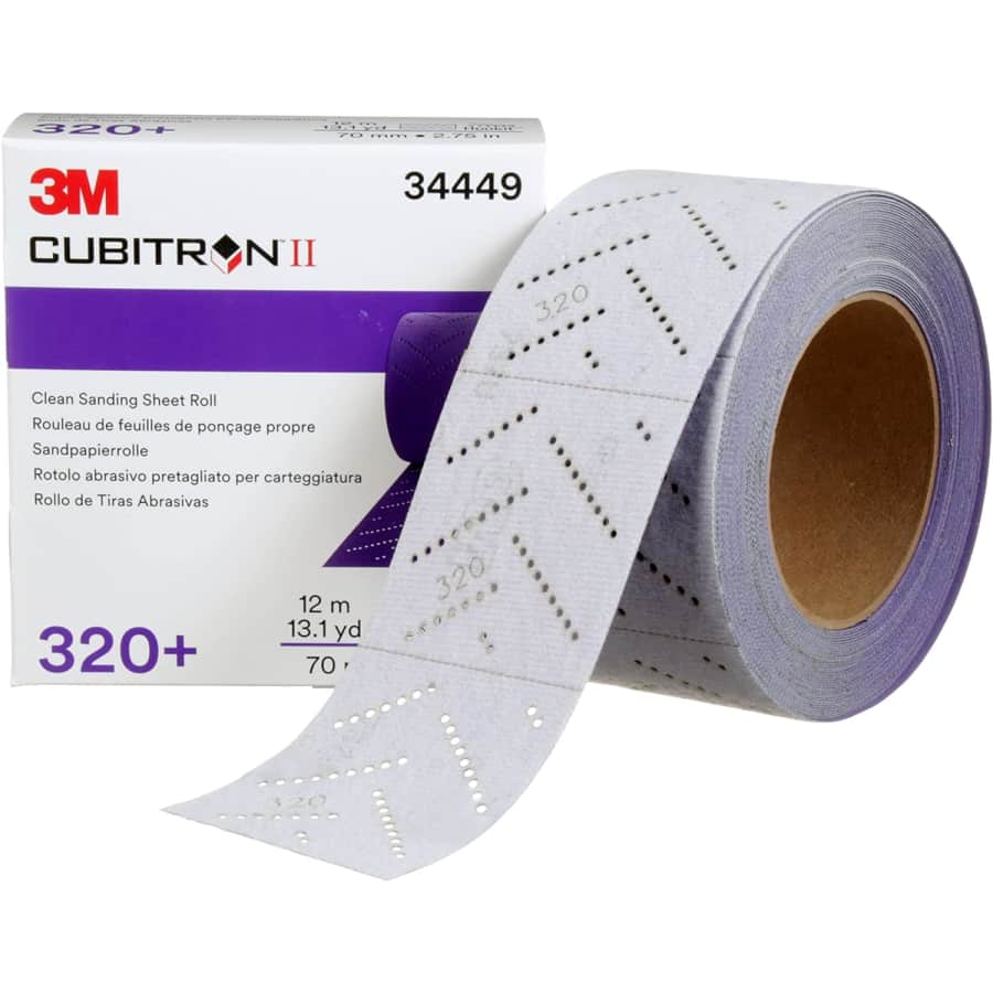 3M Cubitron II Hookit Abrasive Sheet Roll for $38 3M Cubitron II Hookit Abrasive Sheet Roll for $38