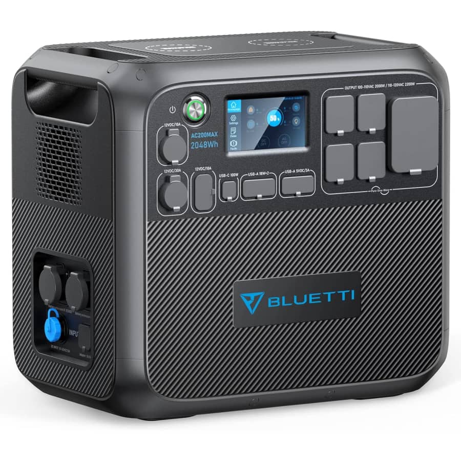 Bluetti AC200MAX 2,200W Expandable Power Station for $1,799
