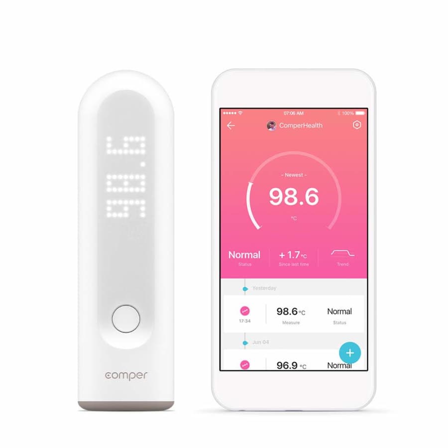 Comper Smart Forehead Thermometer for $30