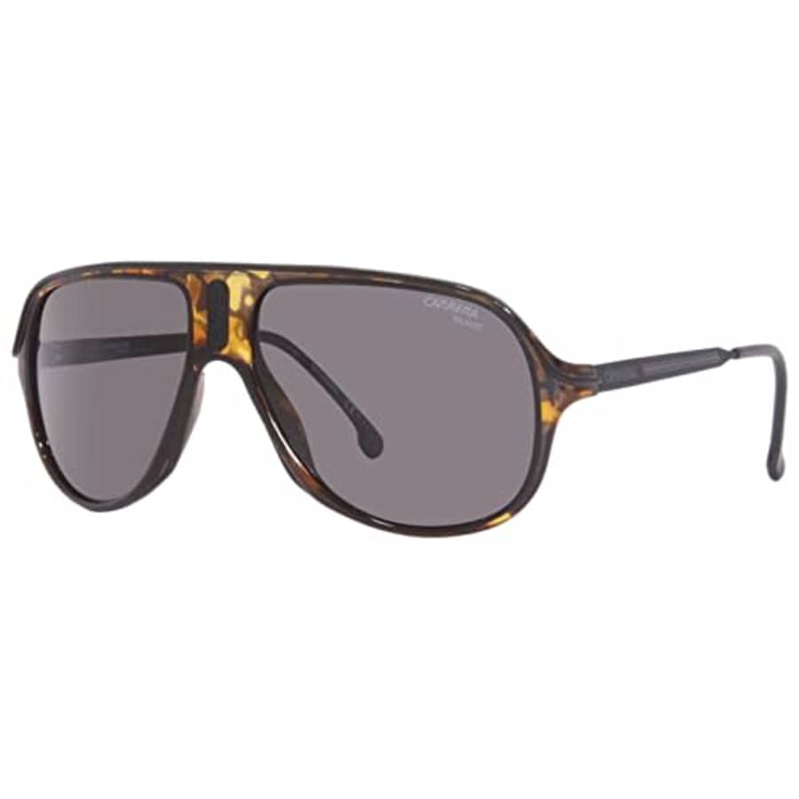 Carrera Safari65/N Sunglasses, Brown Havana Frame, Grey Polarized Lens, 716736442655 for $36