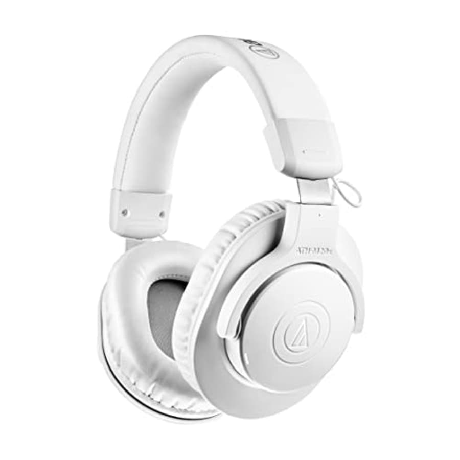 Audio-Technica ATH-M20xBTWH Wireless Over-Ear Headphones,White for $79 Audio-Technica ATH-M20xBTWH Wireless Over-Ear Headphones,White for $79