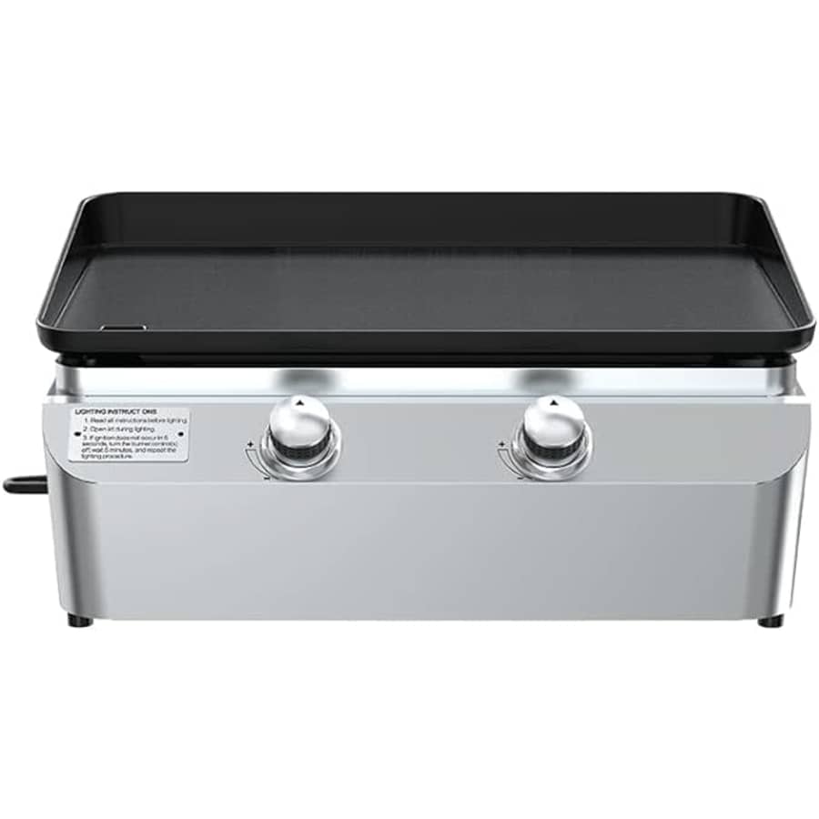 Nexgrill 2-Burner Gas Premium Tabletop Cooking Grill Griddle for $80