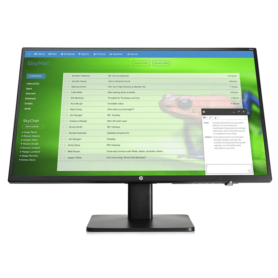 HP P241v 24" IPS LCD Business Monitor for $90