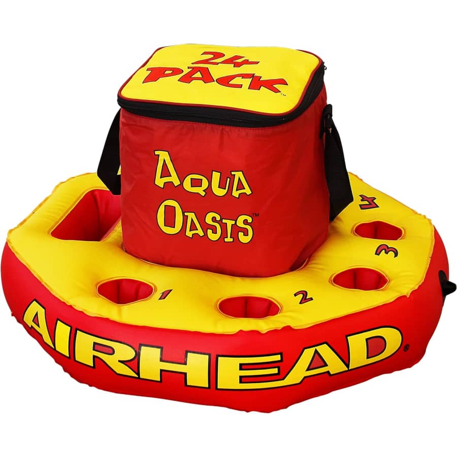 Airhead Aqua Oasis Floating Beverage Cooler for $38