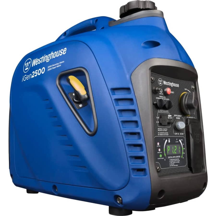 Westinghouse iGen2500 2,200/2,500-Watt Super Quiet Gas Powered Inverter Generator for $499