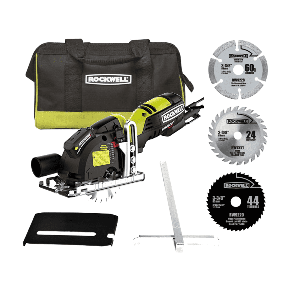 Rockwell VersaCut RK3440K 4-amp mini circular saw kit w/ laser for $69