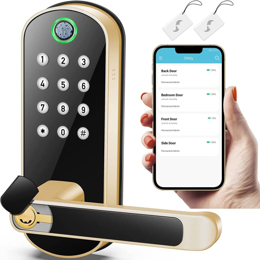 Sifely 5-in-1 Keyless Entry Smart Lock for $80 Sifely 5-in-1 Keyless Entry Smart Lock for $80