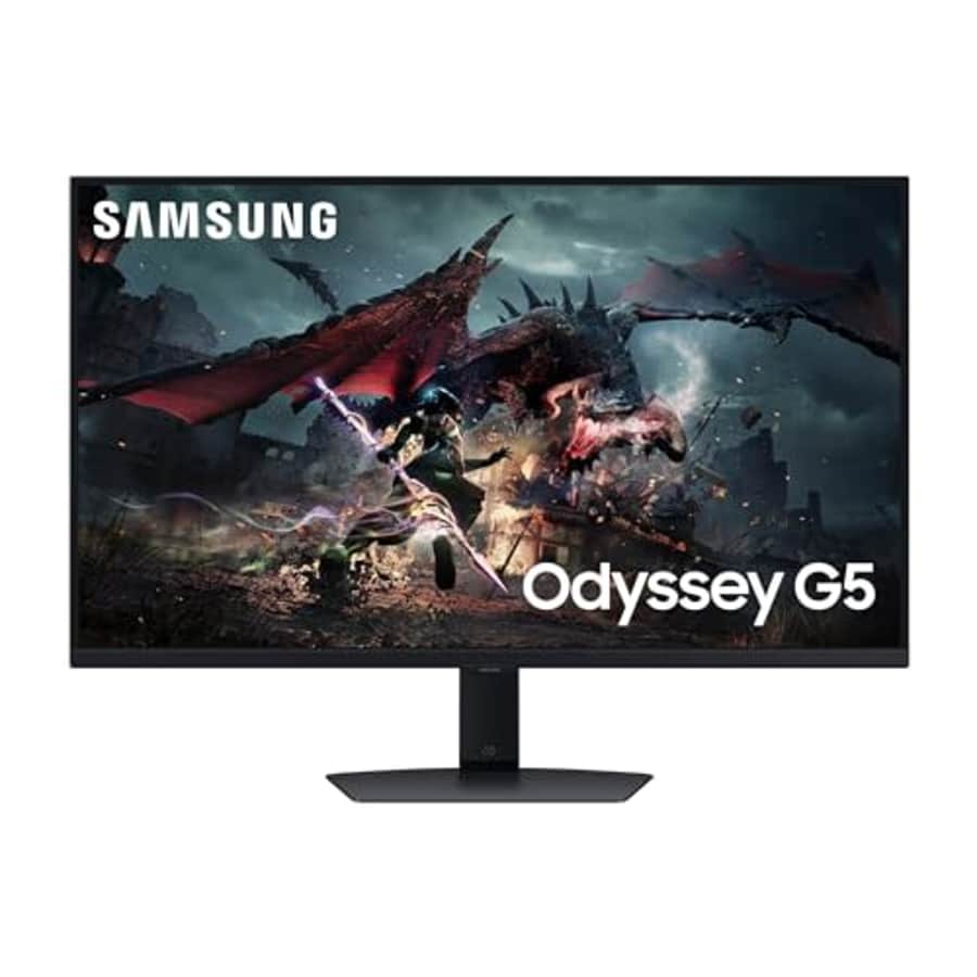 SAMSUNG 32-Inch Odyssey G50D Series QHD Fast IPS Gaming Monitor, 1ms, VESA DisplayHDR 400, 180Hz, for $370