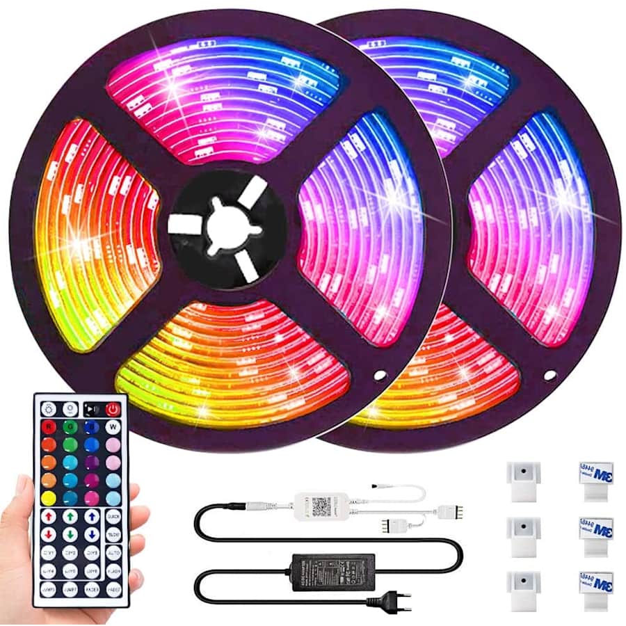 Muzey 32.8-Foot LED Light Strips for $19