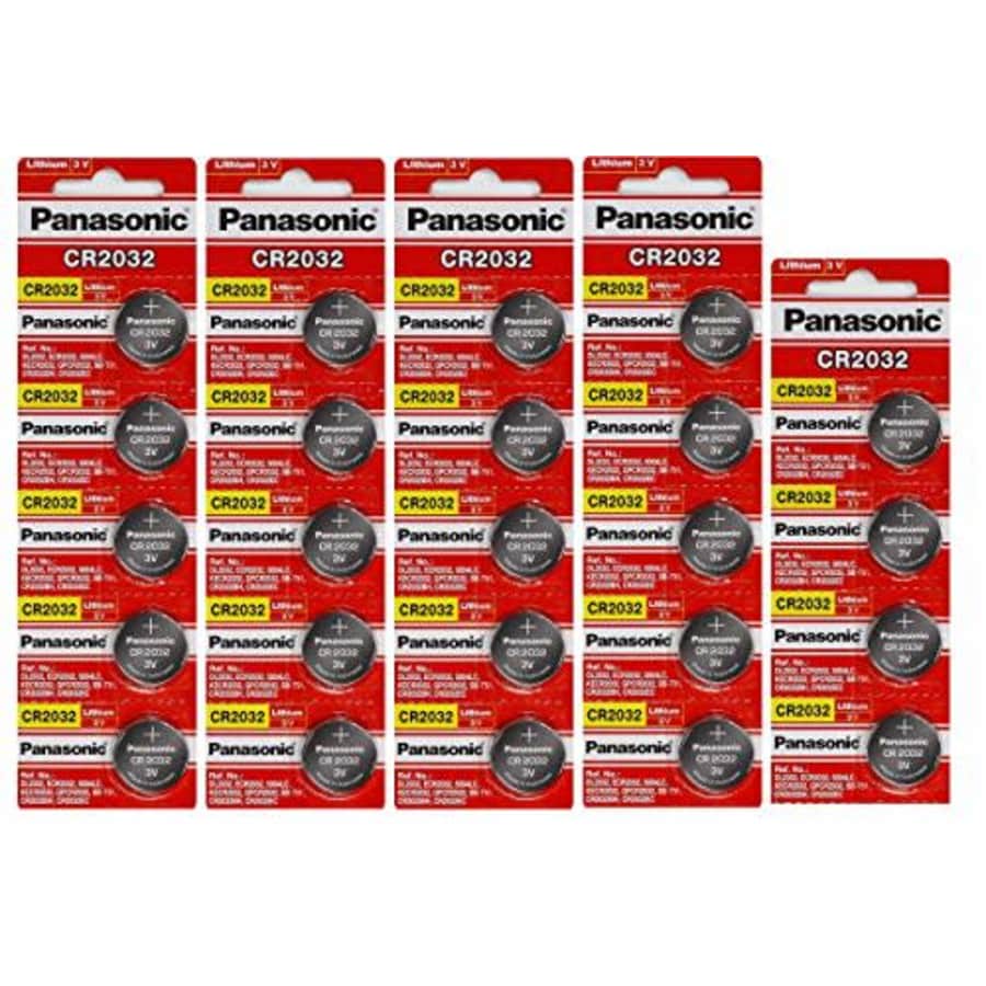 24 Panasonic CR2032 Batteries Lithium cr-2032 3V Coin Cell 4 Packs of 6 Batteries for $15 24 Panasonic CR2032 Batteries Lithium cr-2032 3V Coin Cell 4 Packs of 6 Batteries for $15