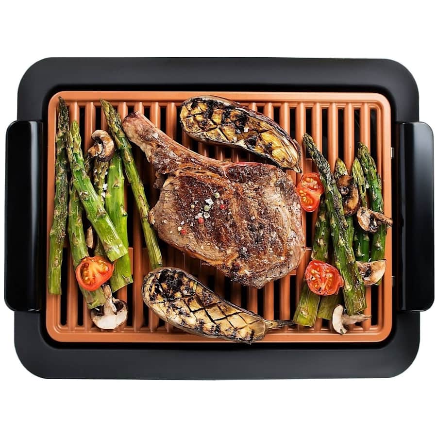 Gotham Steel Ceramic Smokeless Electric Grill for $36 Gotham Steel Ceramic Smokeless Electric Grill for $36