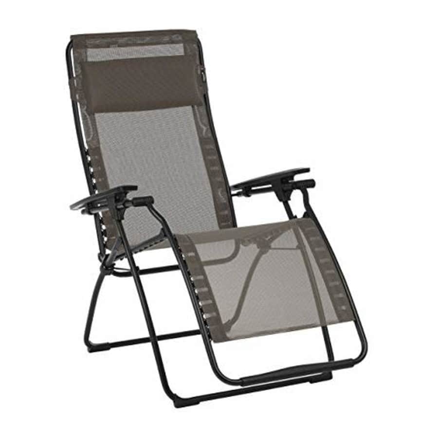 Lafuma Futura Zero Gravity Patio Recliner (Graphite Grey Batyline Canvas) Outdoor Folding Lounge for $225
