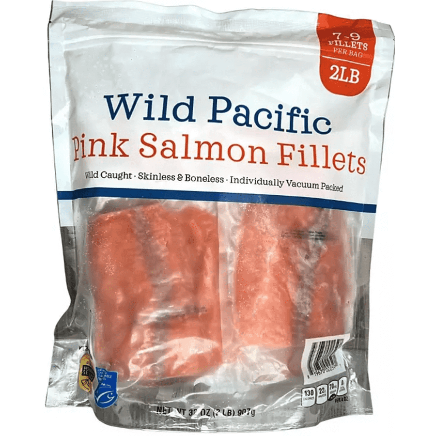 Wild Pacific 2-lb. Frozen Pink Salmon Fillets for $8.98 for members