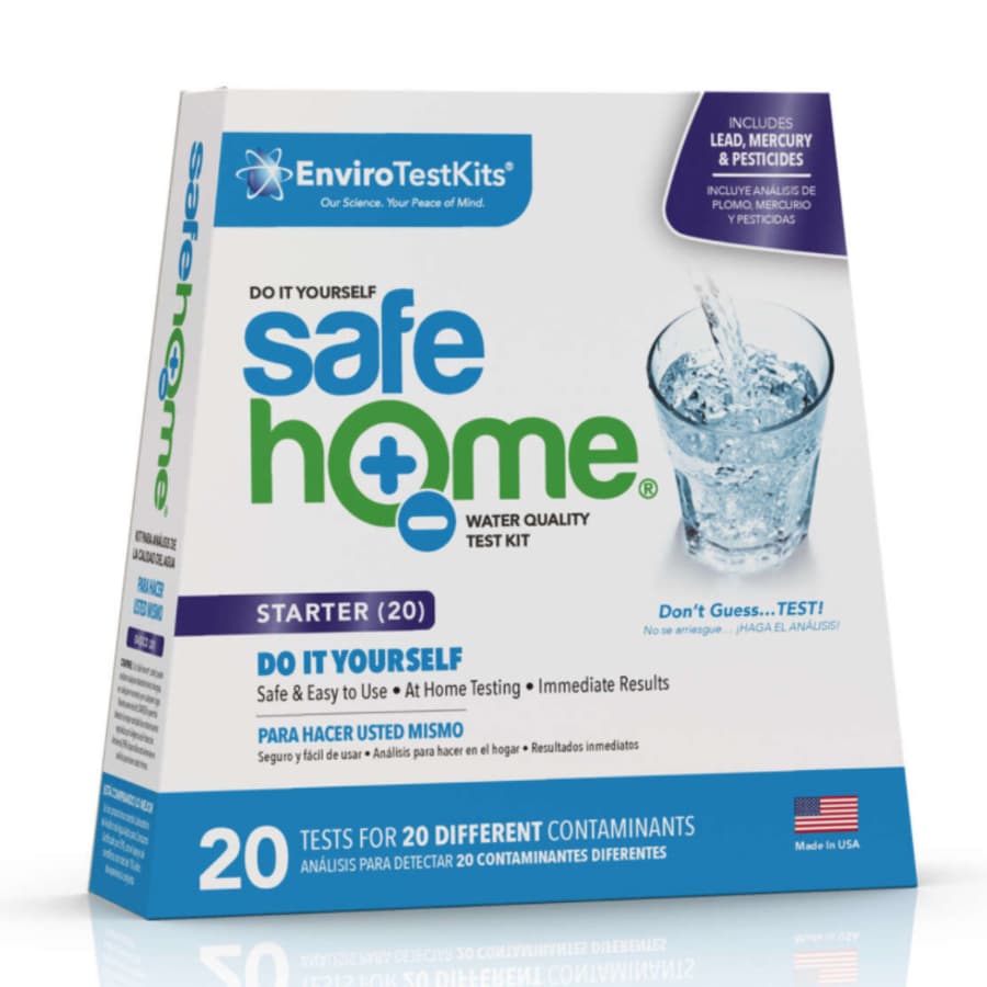 Enviro Test Kits Safe Home Water Quality Test Kit for $20 Enviro Test Kits Safe Home Water Quality Test Kit for $20